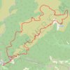 Trace GPS Sentier des Marbrières - Caunes-Minervois, itinéraire, parcours