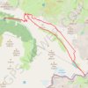 Trace GPS Col de la Savine et lacs Giaset, itinéraire, parcours