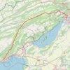 Trace GPS Traversée Neuchâtel - Chasseral - Bienne, itinéraire, parcours