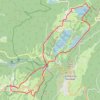 Trace GPS 3ème jour trek Jura Doucier, itinéraire, parcours