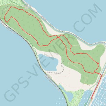 Trace GPS Ile Sainte Lucie, itinéraire, parcours