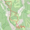 Trace GPS Têtes de l'Agnelet dans le Vercors Sud, itinéraire, parcours