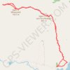 Trace GPS Munro hillwalk Sgurr Mhaoriach, itinéraire, parcours