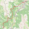 Trace GPS Briançon-vallon de Fournel, itinéraire, parcours