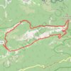 Trace GPS Les Alazards - Pic du Comte, itinéraire, parcours