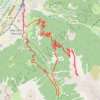 Trace GPS Croix de Brertagne Briançon Francia, itinéraire, parcours