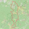 Trace GPS Col-Belle-Barbe au Marsaou, itinéraire, parcours