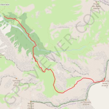 Trace GPS La Roche Noire, itinéraire, parcours