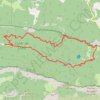 Trace GPS Le Rocher de la Laveuse, Forêt de Saou, itinéraire, parcours