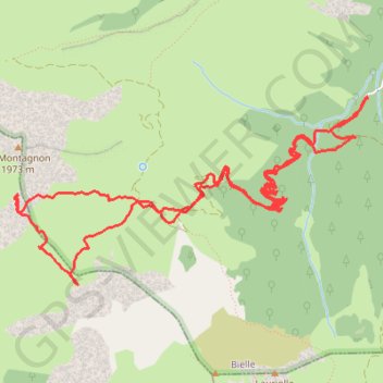 Trace GPS Pic de Lariou depuis le Bourdiou d'Aspeigt (RKT), itinéraire, parcours