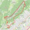 Trace GPS Mont du St Eynard Pas de la Branche Biviers, itinéraire, parcours