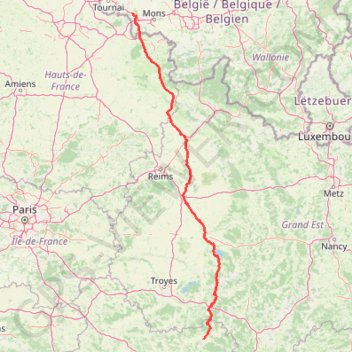 Trace GPS Track-Châtillon Sur Seine, itinéraire, parcours