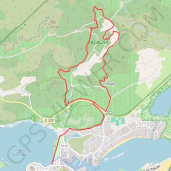 Trace GPS Les Caunes, itinéraire, parcours