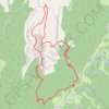 Trace GPS Grand Som en boucle depuis la Coche (Chartreuse), itinéraire, parcours