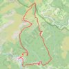 Trace GPS Le sentier des mouflons à Nébuzon Croix de Marcou, itinéraire, parcours