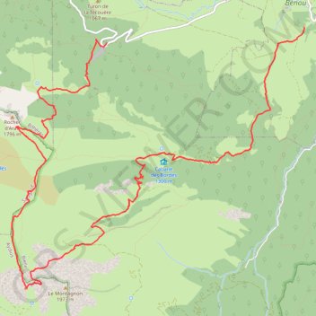 Trace GPS Artigasse - Pic de Mail Massibet - Chapelle de Hondas, itinéraire, parcours