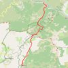 Trace GPS Tuarelli-Serriera par le Bocca de Melza, itinéraire, parcours