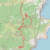 Trace GPS Pic de l'Ours à partir de Mandelieu, itinéraire, parcours