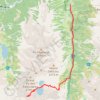 Trace GPS Lac et Col d'Estibe Aute, itinéraire, parcours