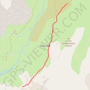 Trace GPS Refuge du Thabor, itinéraire, parcours