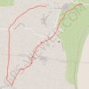 Trace GPS Ile de la Réunion - La Plaine des Sables, itinéraire, parcours