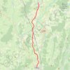 Trace GPS Saint-Gengoux-le-national - Cluny, itinéraire, parcours