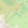 Trace GPS Liset de Hount Blanque et la Montagnette depuis le Peyras, itinéraire, parcours