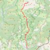 Trace GPS Refuge des Merveilles à Sospel, itinéraire, parcours