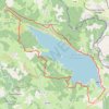 Trace GPS Gévaudan - Circuit du tour du Lac, itinéraire, parcours