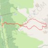 Trace GPS Le Lurien par le vallon de Gabardères, itinéraire, parcours