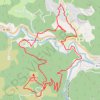 Trace GPS Neyrac les bains Meyras, itinéraire, parcours