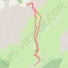 Trace GPS Rochers Motas, SE (Belledonne), itinéraire, parcours