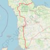 Trace GPS Voie 2ème DB : St-Martin-de-Varreville - Avranches, itinéraire, parcours