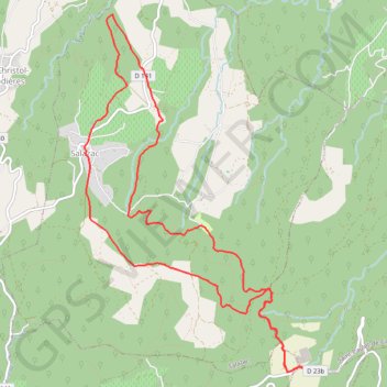 Trace GPS La Chartreuse de Valbonne - Salazac, itinéraire, parcours