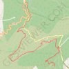 Trace GPS Bormes les Mimosas - Col de Gratteloup, itinéraire, parcours