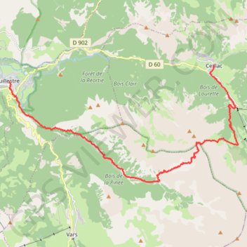 Trace GPS Grand Raid du Queyras, itinéraire, parcours