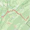 Trace GPS Le Frasnois - Chapelle-des-Bois par la Combe des Cives, itinéraire, parcours