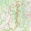 Trace GPS Le sentier GR 441, Tour de la Chaîne des Puys, itinéraire, parcours