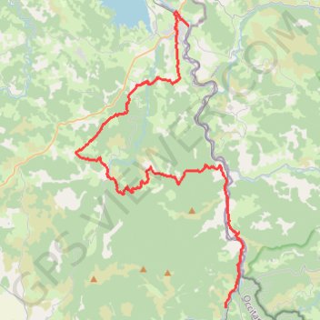 Trace GPS Langogne - La Bastide-Puylaurent, itinéraire, parcours