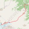Trace GPS Cabane du trient champex lac, itinéraire, parcours