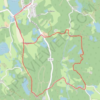 Trace GPS Le sentier des Epoissets - Ecromagny, itinéraire, parcours