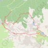 Trace GPS Lac de Nino par la Bocca San Pedru -2, itinéraire, parcours