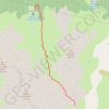 Trace GPS col de Bramanette refuge, itinéraire, parcours