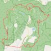 Trace GPS Macedon ranges walking track, itinéraire, parcours