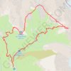 Trace GPS Le Gioberney - col de la vache - refuge du pigeonnier, itinéraire, parcours