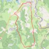 Trace GPS Randonnée à Langogne en Lozère, itinéraire, parcours