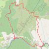 Trace GPS Le tour du Mont Grazian, itinéraire, parcours