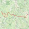 Trace GPS Jour 2 Auvergne Salers à Le Puy-en-Velay, itinéraire, parcours
