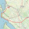 Trace GPS Rochefort - Cognac Samedi Matin version modifiée, itinéraire, parcours