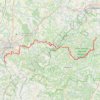Trace GPS GR 4 : De Mouthiers-sur-Boëme (Charente) à Champagnac-la-Rivière (Haute-Vienne), itinéraire, parcours